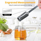 Stainless Steel Measuring Spoons Set of 8, Rectangular Metal Measuring Spoons - Image 4