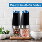 Gravity Electric Salt and Pepper Grinder Set White Elephant Gifts - Image 7