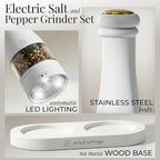 Electric Salt and Pepper Grinder Set - Image 5