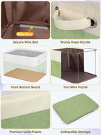 BALEINE 3 Pack Fabric Closet Storage Bins - Image 6
