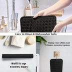 ZLR Silicone Dish Drying Mat for Kitchen Counter, Eco-Friendly Fast Dry Dish Mat - Image 4