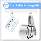 TILUCK Stainless Steel Measuring Cups Set, Kitchen Gadgets - Image 3
