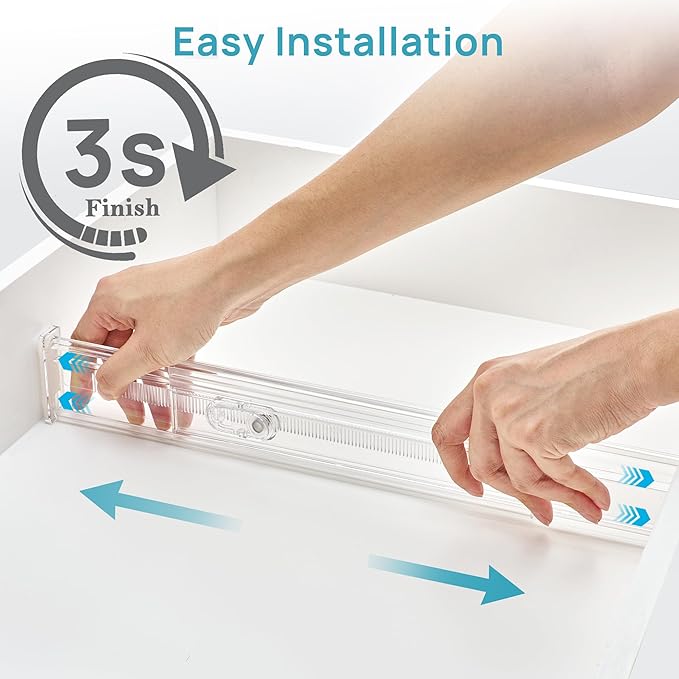Vtopmart 4 Pack 2.36" Short Upgrade Drawer Dividers - Image 5