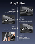 Electric Knife Sharpener for Kitchen, 3-Stage Knife Sharpener Electric - Image 5