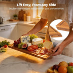 Bamboo Cutting Board Set of 3, Durable Wooden Chopping Boards - Image 6