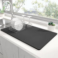 Rnivvi Dish Drying Mat for Kitchen Counter, XL 15 x 24" Super Absorbent Drainer by Rnivvi