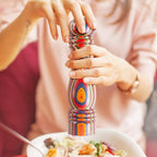 Baltique Marrakesh Pepper Grinder – 8 Inch Colorful Wooden Pepper Mill - Image 3