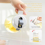 Auto Flip Glass Olive Oil Dispenser Bottle - Image 3