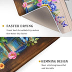 Spring Summer Flowers Dish Drying Mat - Image 3