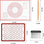 Silicone Baking Mat Sets, Dough Mat - Image 7