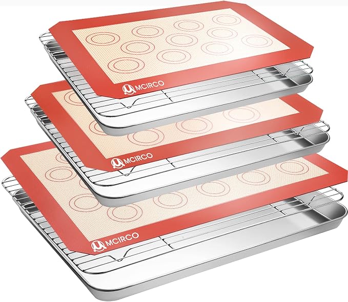 Stainless Steel Baking Sheet Tray Cooling Rack by MMCIRCO
