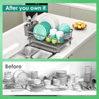 GAOKASE Dish Drying Rack, Stainless Steel-Dish Rack, Dish Racks - Image 5