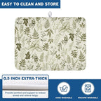Vintage Botanical Floral Dish Drying Mat - Image 5