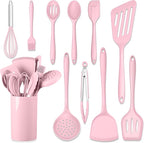 HaWare 11 PCS Silicone Cooking Utensils Set, Heat Resistant Kitchen Utensils by HaWare