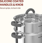 SUNHOUSE 3 Quarts Steamer Pots - Image 4