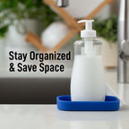 Zulay Kitchen Small Silicone Sponge Holder – Space-Saving Sink Organizer Tray - Image 6