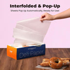 Fit Meal Prep 8 x 10.75" Wax Paper Sheets - Image 3