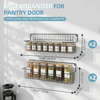 Spice Rack Wall Mount, Spice Organizer - Image 2