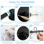 32 inch Pot Rack Wall Mounted Pan Hangers - Image 4