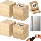 24Pcs Bamboo Bottle Opener, 2.6 x 0.5" Wooden Bottle Openers Blanks Bulk by COSYOO