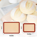 Silicone Baking Mat Set of 3, Silicone Baking Mats Cookie Sheet, Non-Stick Mats - Image 5