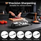 Kitchen Professional Electric Knife Sharpener: 3-Stage 100% Diamond Abrasives - Image 6