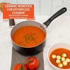 IMUSA 2.0 Qt PFAS Free Ceramic Nonstick Saucepan, Small Pot - Image 4
