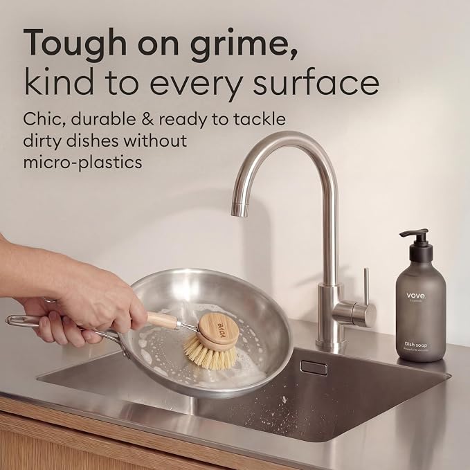 Vove Bamboo Dish Brush, FSC-Certified - Image 3