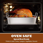 P&P CHEF 14" Roaster Roasting Pan - Image 4