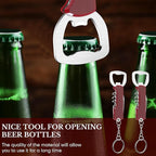 Ziliny 24 Pcs Bottle Opener Keychain Bulk Wine Bottle Beer Opener Keychain - Image 4