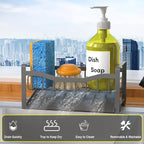 Maifan Stainless Steel Kitchen Sink Caddy Organizer - Image 3