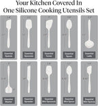 GIR: Get It Right 10-Piece Silicone Ultimate Kitchen Utensil Set – Spatulas - Image 3
