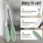 Hotec Premium Stainless Steel Locking Kitchen Tongs - Image 3