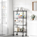 DUMOS 4-Tier Metal Wire Storage Shelves, Adjustable Standing Storage Rack Shelf - Image 7