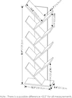 Furinno TREE Book Shelf, 9-Tier Bookshelf, Tree Bookcase - Image 3