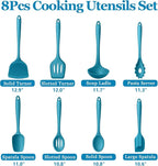 LIANYU 8Pcs Kitchen Utensils Set, Heat Resistant Cooking Utensils, Kitchen - Image 2