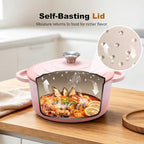 Enameled Cast Iron Dutch Oven - 4QT Pot - Image 4