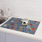 Blue Wildflowers Dish Drying Mats - Image 7