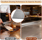 Griddle Scraper，Stainless Steel Grill Scraper, Slant Edge Metal Spatula - Image 4
