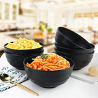Wheat Straw Bowls Unbreakable Large Salad Bowls 60 OZ Set of 6, Microwave and - Image 6