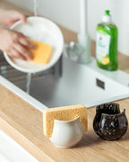 Zoeeker Kitchen Sponge Holder, Ceramic Dish Sponge Holder Kithen Sink Organizer - Image 7