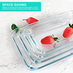 KOMUEE 8 Pieces Glass Baking Dish - Image 4