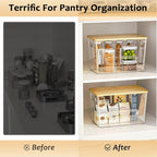 Delamu 3 Pack Pantry Organizers and Storage, Trash Bag Dispenser - Image 5