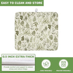 Vintage Botanical Floral Dish Drying Mat - Image 5