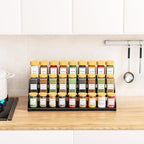 RCHYFEED Spice Rack Organizer for Cabinet, 3 Tier Spice Rack Expandable - Image 2