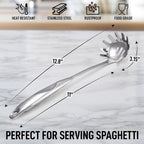 Zulay Kitchen Stainless Steel Spaghetti Spoon - Image 4
