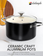 MICHELANGELO Ceramic Stock Pot - Image 3