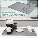 Silicone Coffee Mat, Eco-friendly, Hygienic Drying Pad, Leak-Proof and Non-Slip - Image 3