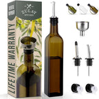 Zulay Kitchen Olive Oil Dispenser Bottle – 17oz Glass Oil Container by ZulayKitchen