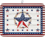 4th of July Patriotic Dish Drying Mat by Unknown
